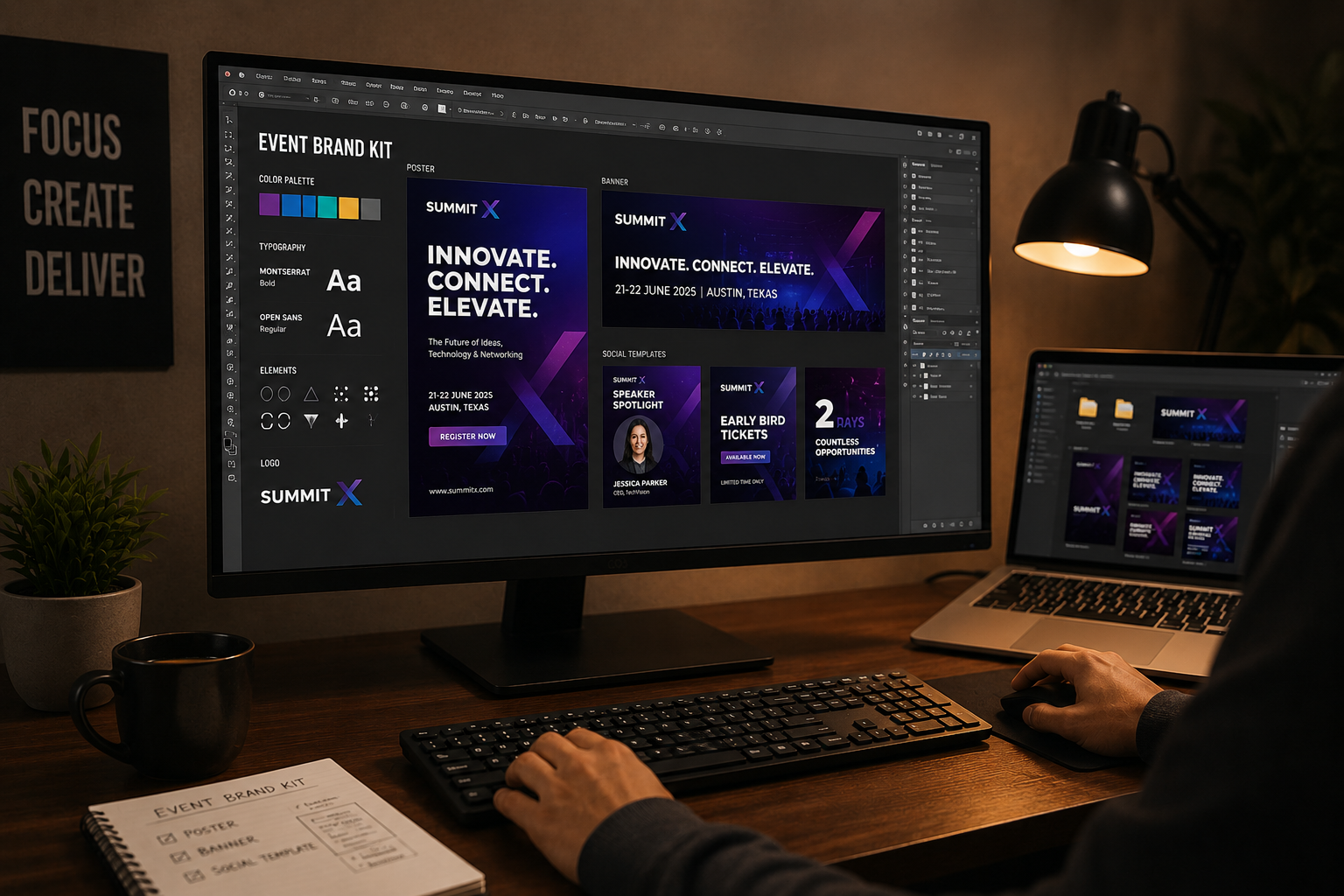 Event brand kit design